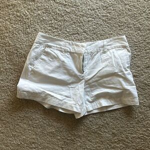 LOFT WHITE COTTON SHORT